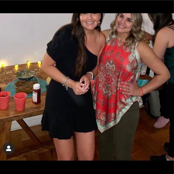 Zara one  shoulder mini dress - Picture 2 of 4